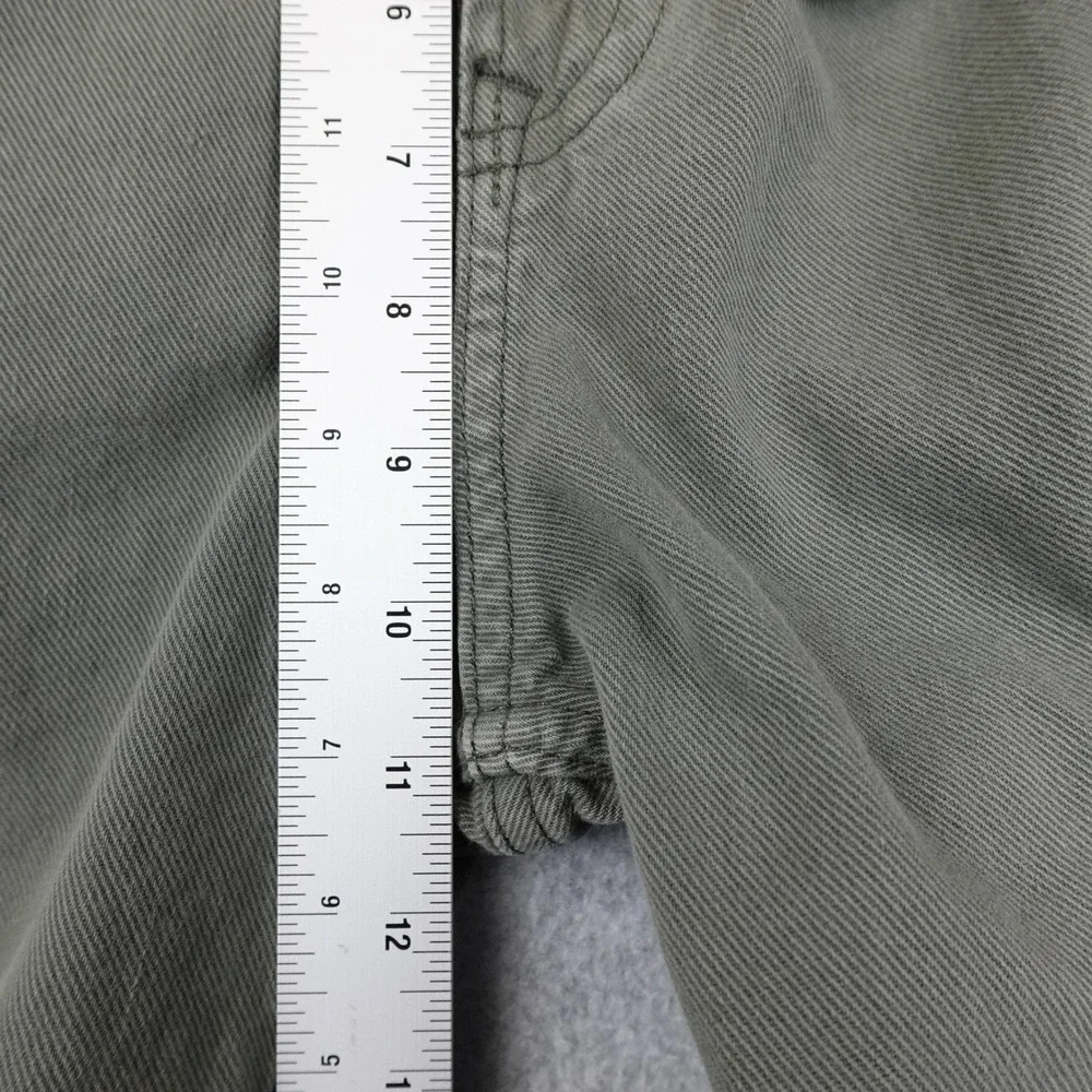 Women's High-Rise Wide Leg Jeans in Olive Green